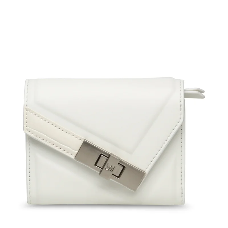 STEVE MADDEN Steve madden boyer white wallet women's wallets